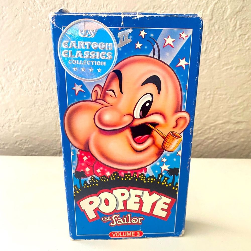 Popeye the Sailor Man Cartoon Classics Collection Volume 3 VHS 409 In Color